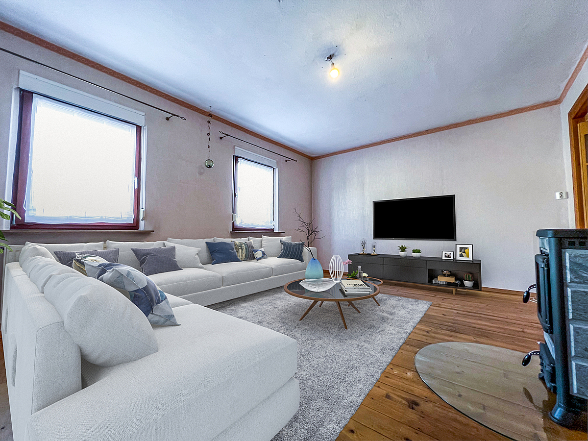 Wohnzimmer Digital Staging